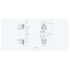 80A - SUNTREE SNH00 gPV 1P 1000V DC Fuse Base/Holder  Fuse Link PV